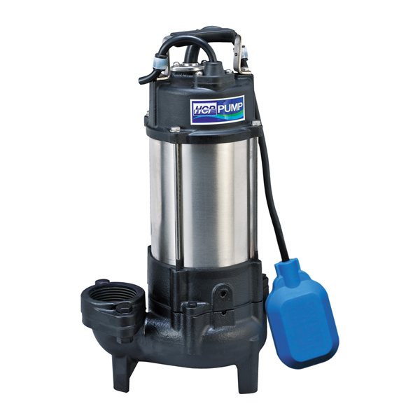 HCP F-05UF waste water pump with float switch, 0.4 kW single phase